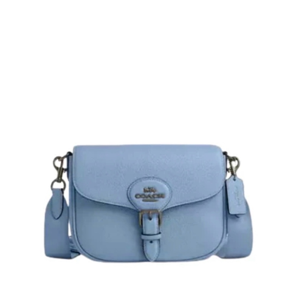 Coach Amelia Saddle Bag in Cornflower Blue